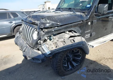 2019 Jeep Wrangler Unlimited Sahara из США, поврежденный, VIN 1C4HJXEN7KW685496